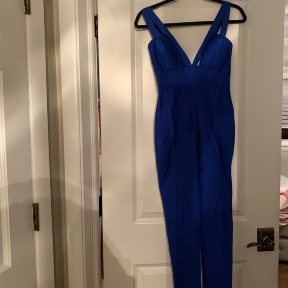 Blue Jumpsuit - Picture 5 of 6